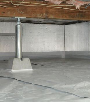 Crawl Space Insulation With Silverglo In Tennessee Crawl Space